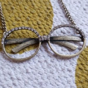 Bejeweled Glasses Necklace